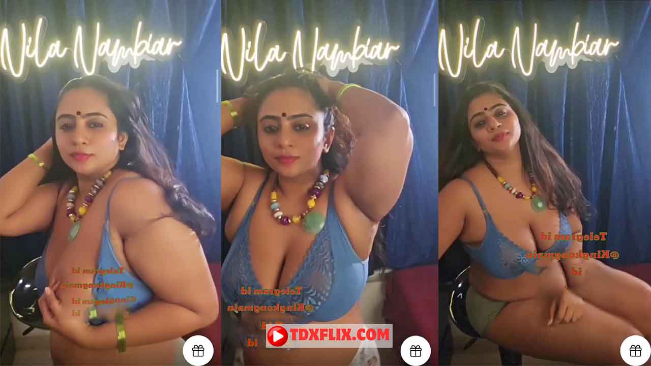 Nila Nambiar Nude Saree Strip Video