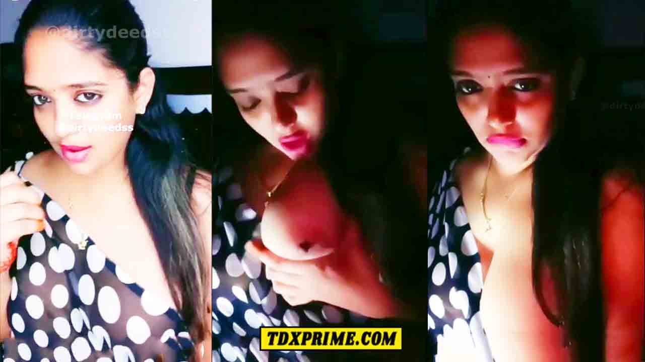 Telugu Girl Anu Boobs Show on Tango Live Video