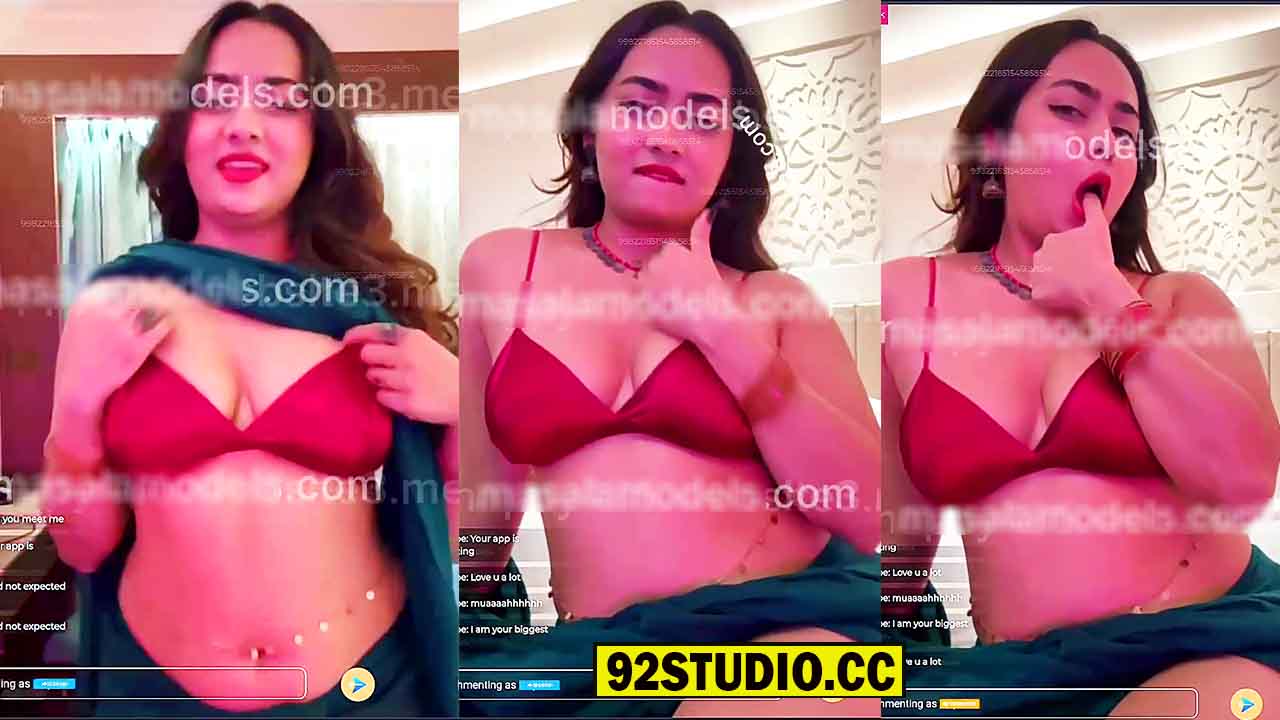 Divya Mistry Nude Boobs Expose in Saree Hot Live Video
